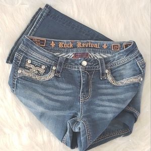 EUC ROCK REVIVAL Tansy Mid-rise Curvy Boot Jean